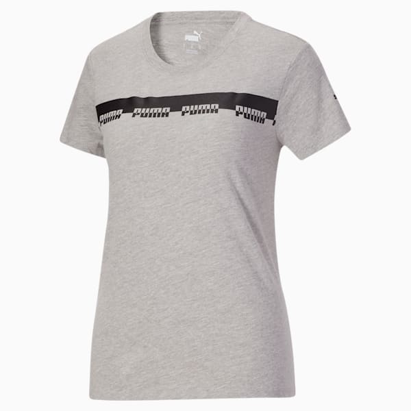 T-shirt Script Femme, Light Gray Heather, extralarge