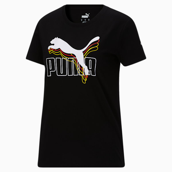 Rebel Women's Tee, Puma Black, extralarge