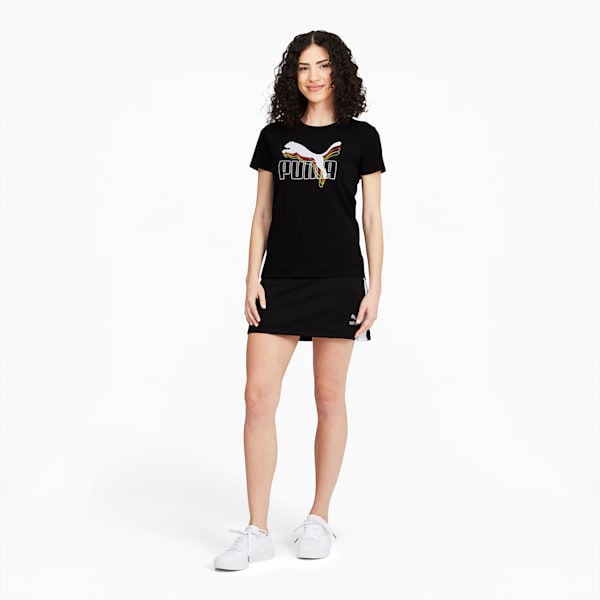Rebel Women's Tee, Puma Black, extralarge