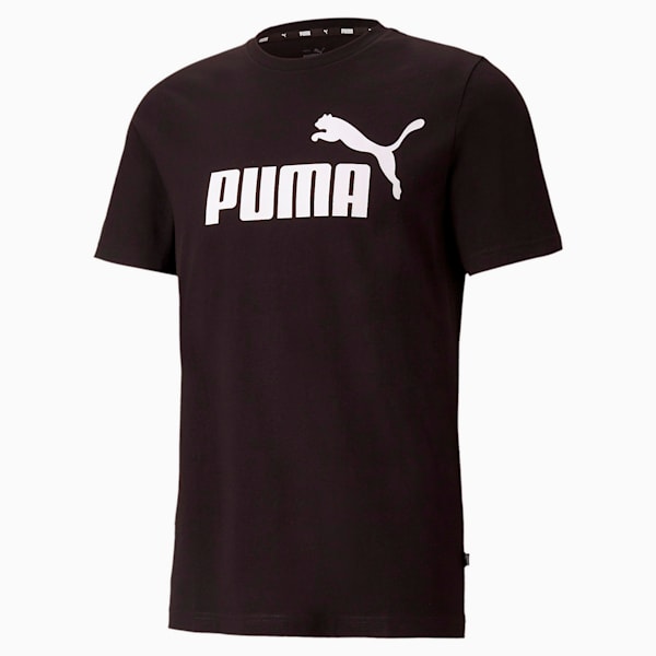 メンズ ESS ロゴ 半袖 Tシャツ, Puma Black, extralarge-JPN