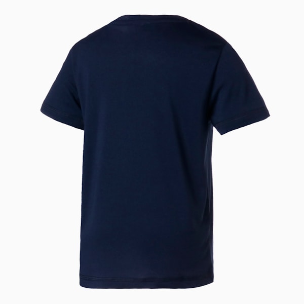キッズ ボーイズ ACTIVE ESS スモール ロゴ 半袖 Tシャツ B 120-160cm, Peacoat, extralarge-JPN