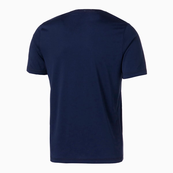 メンズ ACTIVE スモール ロゴ 半袖 Tシャツ, Peacoat, extralarge-JPN