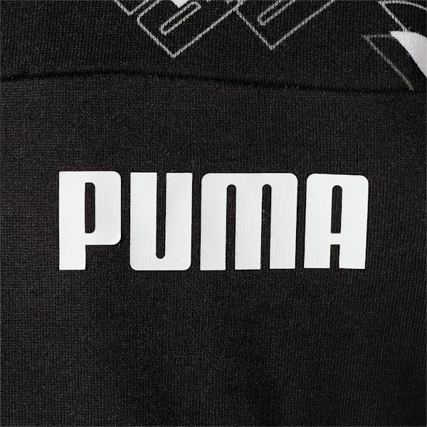 キッズ ALPHA AOP フルジップ フーディー 120-160cm, Puma Black, extralarge-JPN