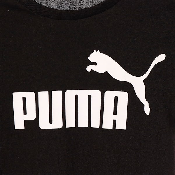 キッズ ESS ロゴ Tシャツ 120-160cm, Puma Black, extralarge-JPN