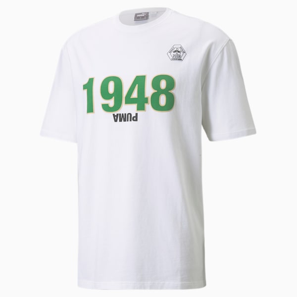 PUMA x RHUIGI Men's Basketball Tee, Puma White, extralarge