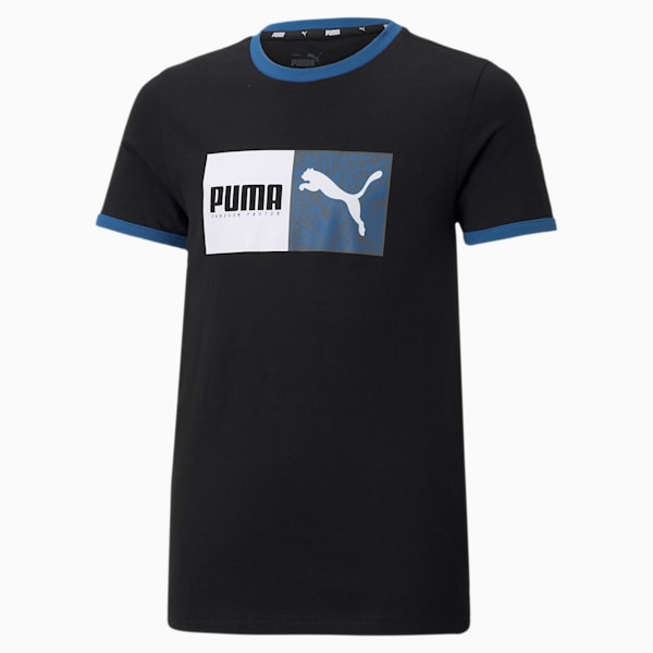 キッズ ALPHA Tシャツ 120-160cm, Puma Black, extralarge-JPN