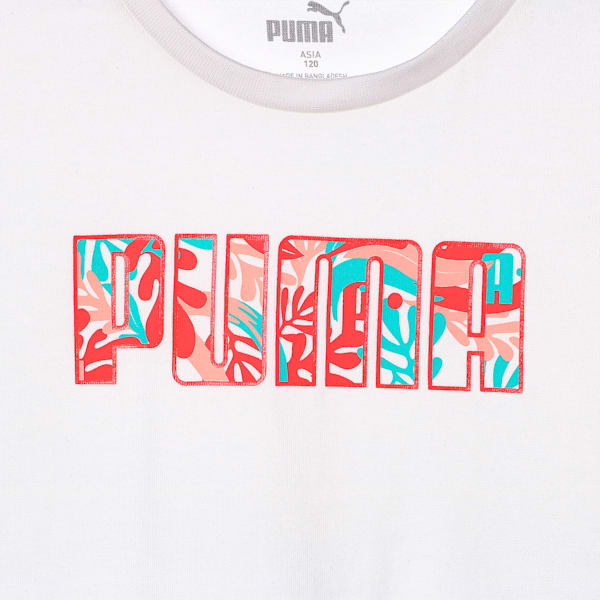 キッズ ガールズ ALPHA Tシャツ 120-160cm, Puma White, extralarge-JPN