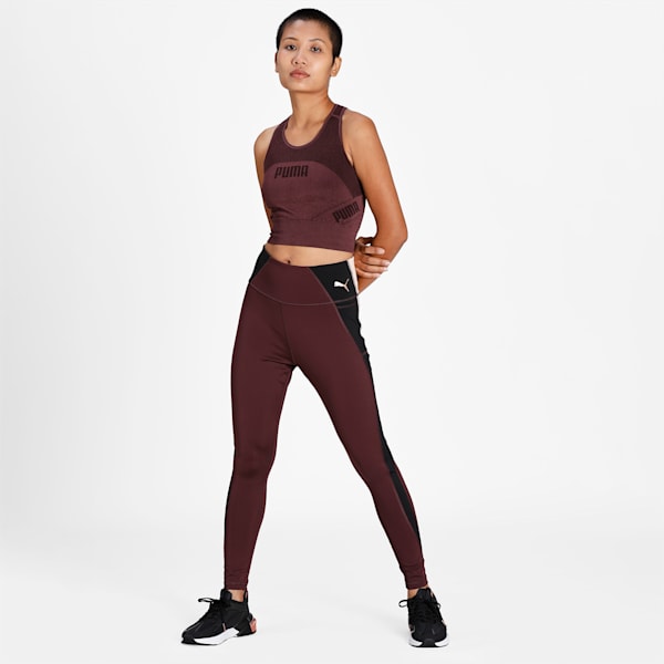 Evostripe Evoknit Women's Crop Top, Fudge, extralarge-IND