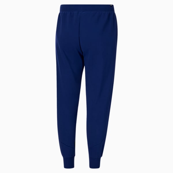 Rebel Men's Fleece Sweatpants BT, Elektro Blue-Puma Black, extralarge