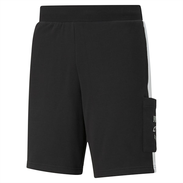Rebel Men's Pocket Shorts, Puma Black, extralarge