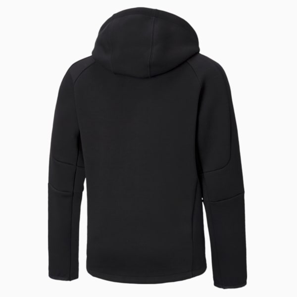 Evostripe Full-Zip Boys' Hoodie, Puma Black, extralarge