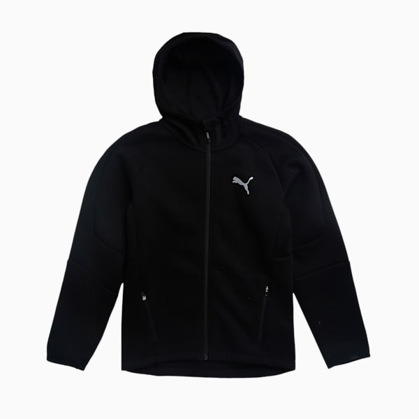 Evostripe Full-Zip Boy's Hoodie, Puma Black, extralarge-IND