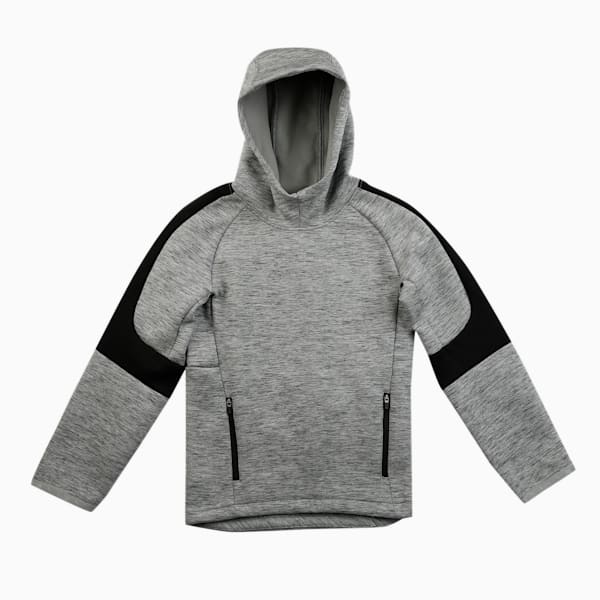 Evostripe Men's Regular Fit Slim Hoodie, Medium Gray Heather, extralarge-IND