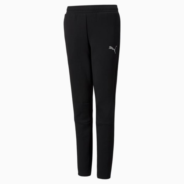 Evostripe Knitted Boy's Slim Fit Pants, Puma Black, extralarge-IND