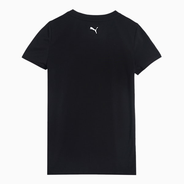 Runtrain Girl's T-Shirt, Puma Black