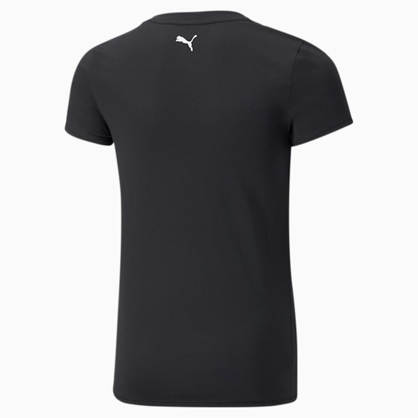 Runtrain Girls' Tee, Puma Black, extralarge