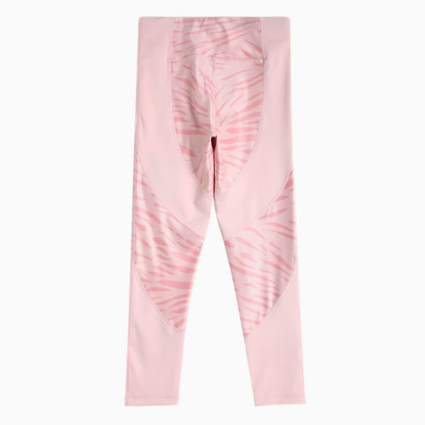 Runtrain AOP 7/8 Girl's Slim Tights, Lotus, extralarge-IND