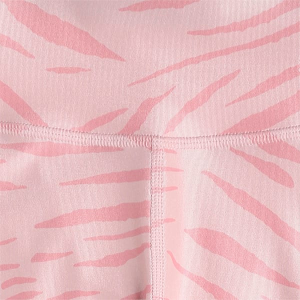 Runtrain AOP 7/8 Girl's Slim Tights, Lotus, extralarge-IND