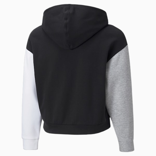 Girls black 2025 puma hoodie