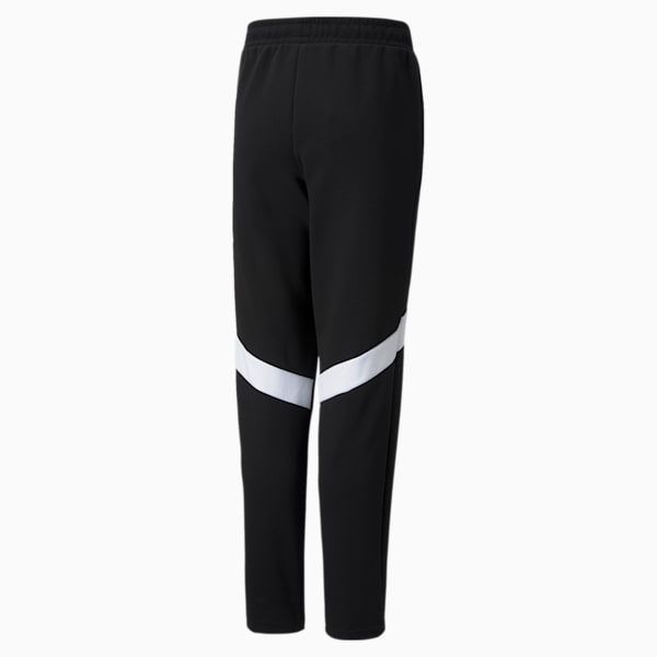Active Sport Knitted Boy's Slim Pants, Puma Black, extralarge-IND