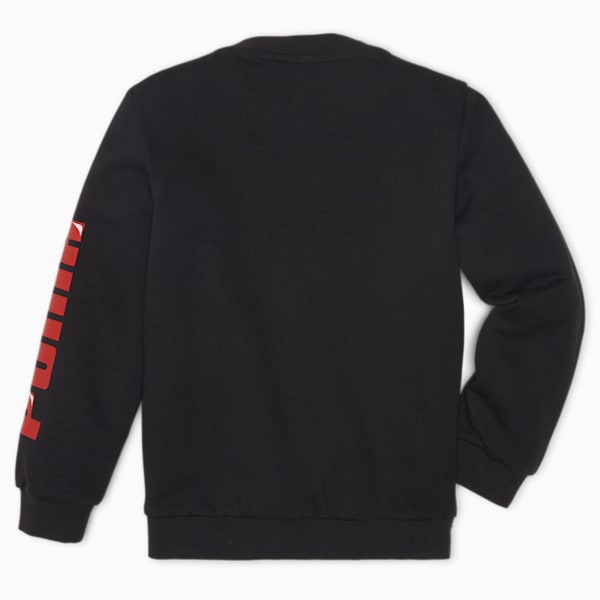LIL PUMA Crew Kid's Sweatshirt, Puma Black, extralarge-IND