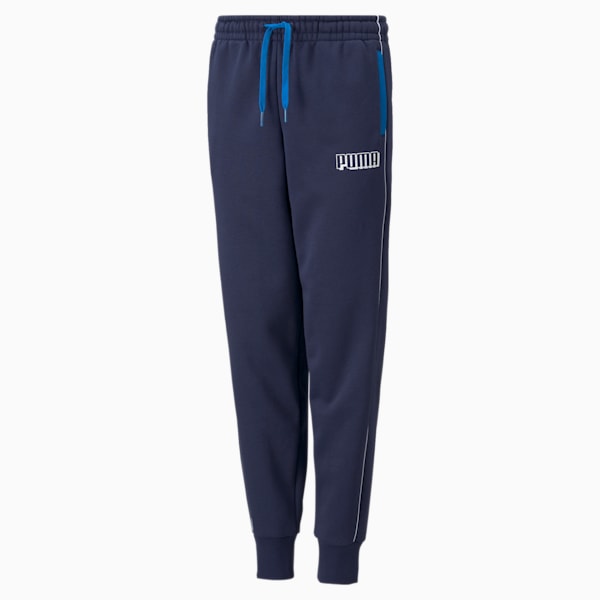 Alpha Knitted Boy's Regular Fit Sweat Pants, Peacoat, extralarge-IND