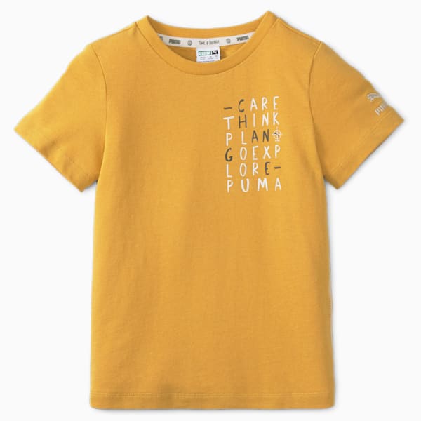 T4C Kids' Regular Fit T-Shirt, Mineral Yellow, extralarge-IND