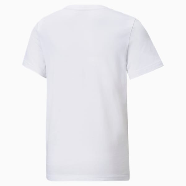 POWER Logo Boys' Tee, Puma White, extralarge