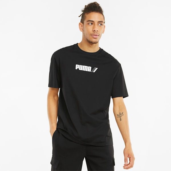 RAD/CAL Men's Relaxed Fit T-Shirt, Puma Black, extralarge-IND