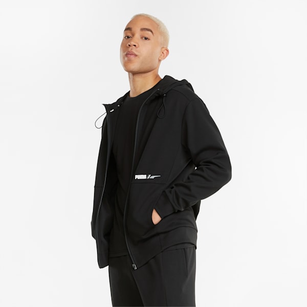 RAD/CAL Full-Zip Men's Regular Fit Hoodie, Puma Black, extralarge-IND