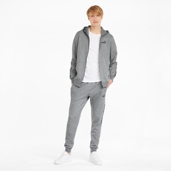 PUMA POWER FZ Hoodie, Medium Gray Heather, extralarge-IND