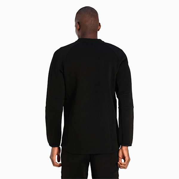 EVOSTRIPE Men's Slim Fit Sweatshirt, Puma Black, extralarge-IND