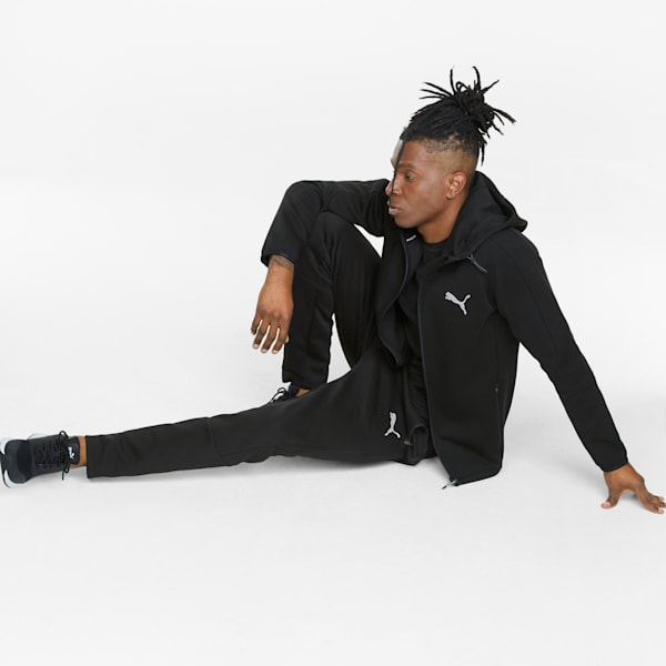 Evostripe Full-Zip Men's Hoodie, Puma Black, extralarge