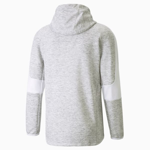 Evostripe Full-Zip Men's Hoodie, Puma White, extralarge