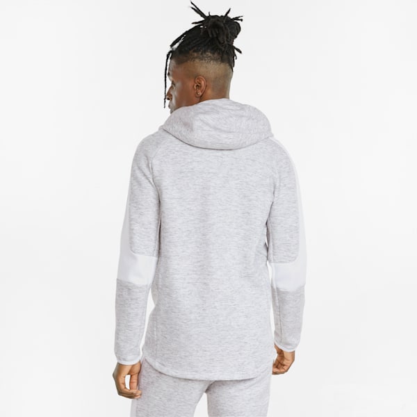 Evostripe Full-Zip Men's Hoodie, Puma White, extralarge