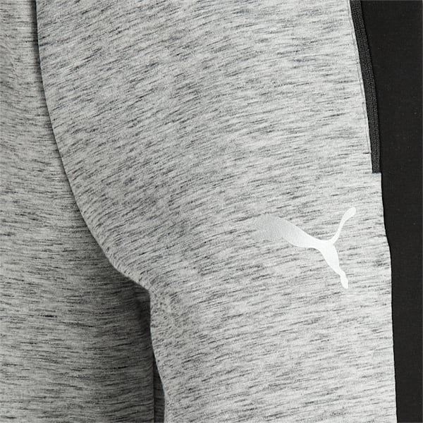 Evostripe Regular Fit Knitted Men's Regular Fit Shorts, Medium Gray Heather, extralarge-IND