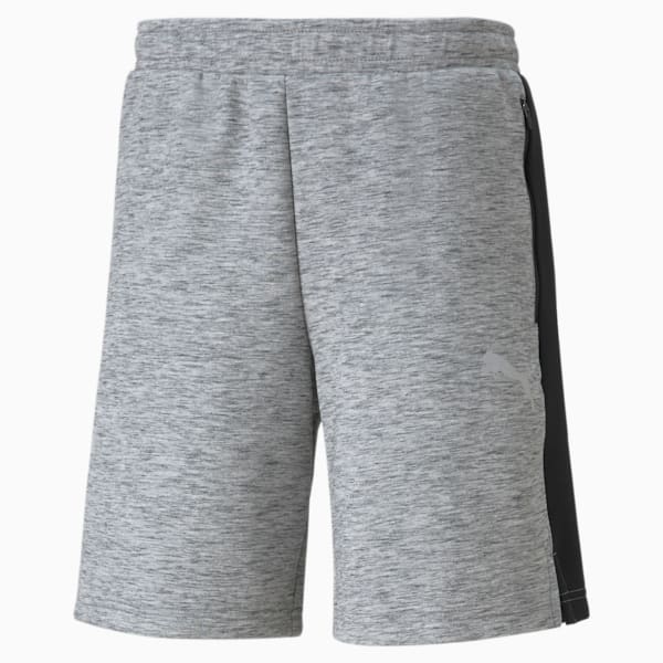 Evostripe Regular Fit Knitted Men's Regular Fit Shorts, Medium Gray Heather, extralarge-IND