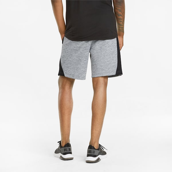 Evostripe Regular Fit Knitted Men's Regular Fit Shorts, Medium Gray Heather, extralarge-IND