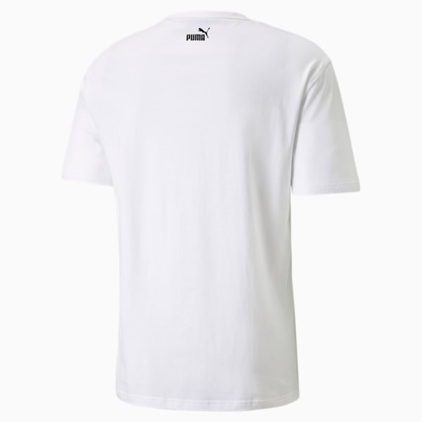 PUMA POWER Pocket Relaxed Fit Men's T-Shirt, Puma White, extralarge-IND