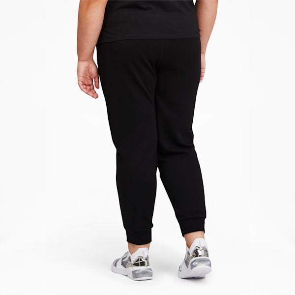 Rebel Women's High Waist Sweatpants PL, Puma Black-Untamted, extralarge