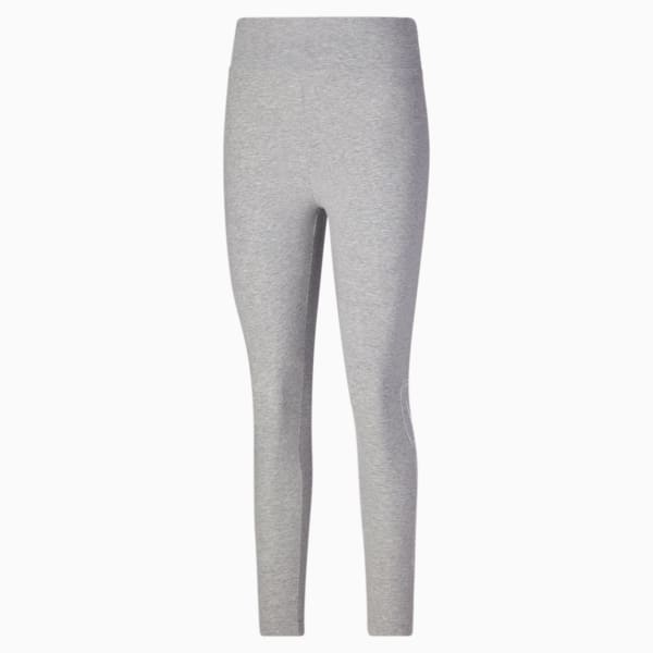 Rebel Women's High Waist Leggings, Light Gray Heather, extralarge