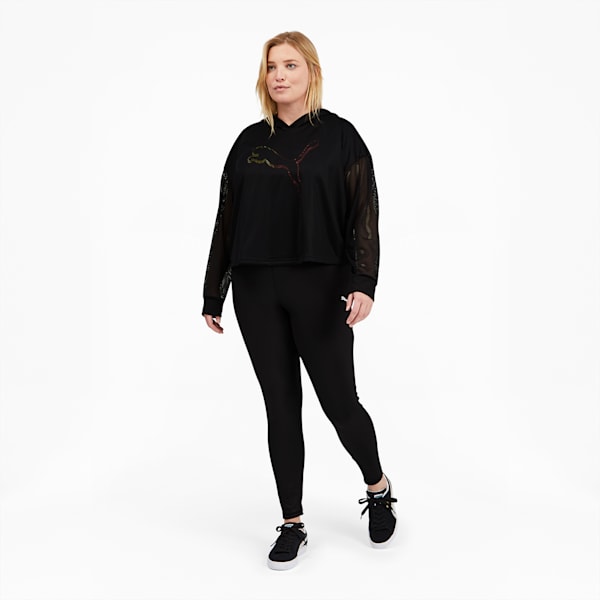 Modern Sports Women's Hoodie PL, Puma Black, extralarge