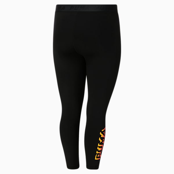 Puma black and gold leggings discount