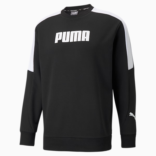 Modern Basics Men's Sweat Shirt, Puma Black