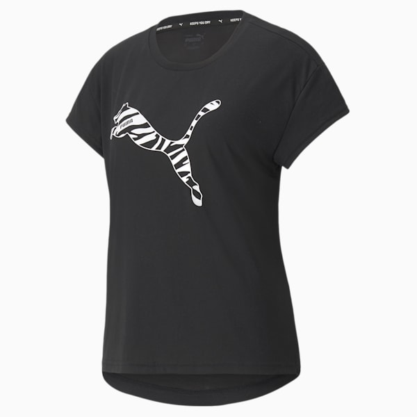 Modern Sports Relaxed Fit Women's T-Shirt, Puma Black, extralarge-IND