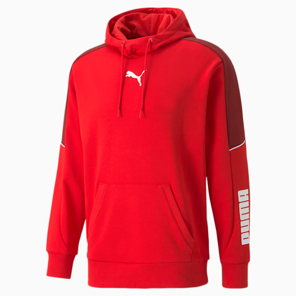 Modern Sports Men's Hoodie, High Risk Red, extralarge