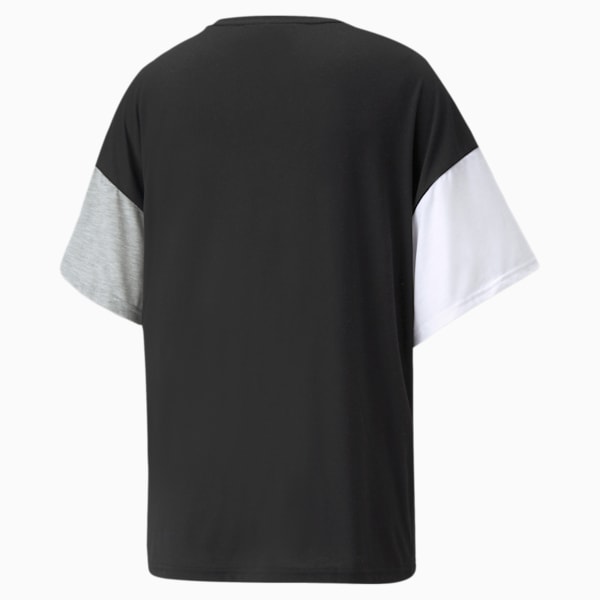 Modern Sports Fashion Women's Loose Fit T-Shirt, Puma Black