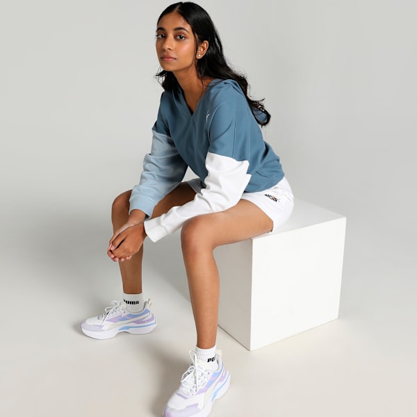 Modern Sports Women's Hoodie, China Blue, extralarge-IND