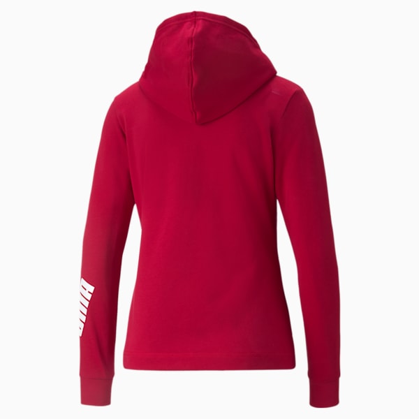 Modern Sports Full-Zip Women's Hoodie, Persian Red, extralarge