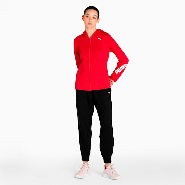 Modern Sports Full Zip Hoodie, Persian Red, extralarge-IND